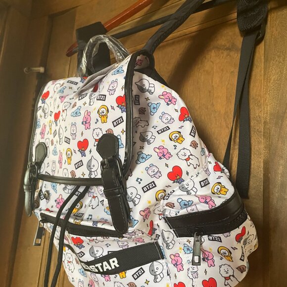 BT21 Universtar All over Print Loungefly Style Bag. Miniso Direct & Discontinued - Picture 16 of 16